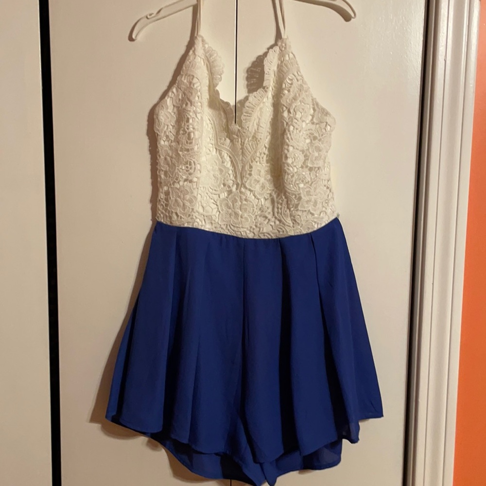 NWT backless romper